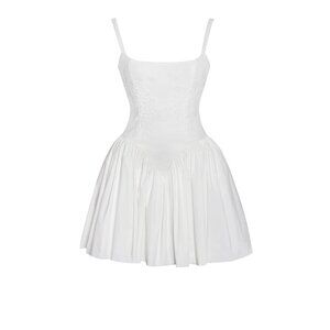 Kadi White Corset Mini Dress